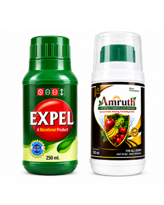 Expel Bio Miticite + Amruth Growth Promoter Mite Management Crop Growth Kit In Chilli
