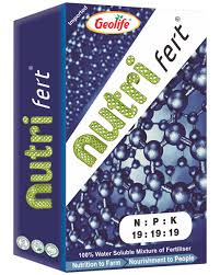 Geolife Nutri Fert NPK 19:19:19 Water Soluble Fertilizer