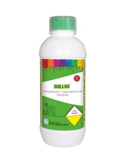 Hamla 550 Insecticide (Chlorpyriphos 50% + Cypermethrin 5% EC) for Sucking and Chewing Pests