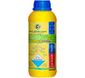 Warden Extra Fungicide & Insecticide – Effective Against Damping Off, Aphid, Whitefly & Leafhopper in Okra