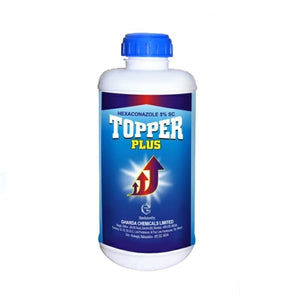 Topper Plus Fungicide – Hexaconazole 5% SC for Broad Spectrum Fungal Diseases