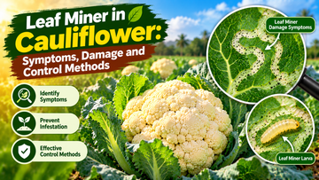 Leaf Miner in Cauliflower: Symptoms, Damage and Control Methods