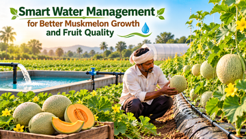 Smart Water Management for Better Muskmelon Growth and Fruit Quality