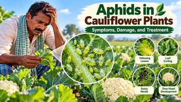 Aphids in Cauliflower Plants: Symptoms, Damage, and Treatment