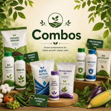 Agricultural combos for crop nutrition, crop care and farming solutions