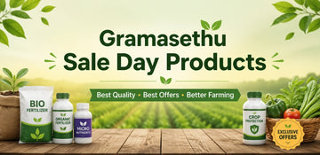 Gramasethu Sale Day Products collection featuring premium agricultural products and exclusive offers for farmers at Mana Grama Sethu
