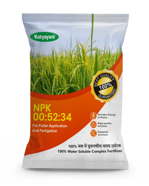 Katyayani NPK 00:52:34 Mono Potassium Phosphate Water Soluble Fertilizer