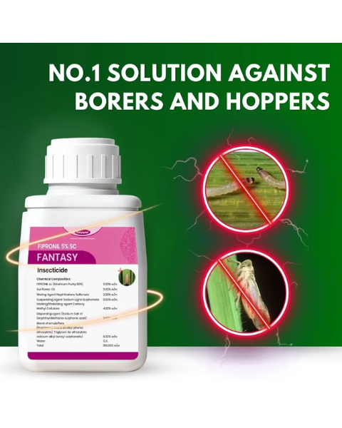 Katyayani Fantasy Fipronil 5% SC Broad-Spectrum Systemic Insecticide For Sucking & Chewing Pest