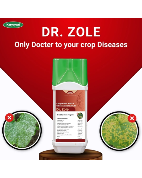 Katyayani Dr. Zole Azoxystrobin 11% + Tebuconazole 18.3% SC Fungicide