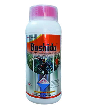 BUSHIDO Novaluron 5.25% + Emamectin Benzoate 0.9% SC insecticide by Nichino India