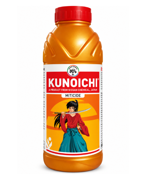 Kunoichi Miticide Cyenopyrafen 30% SC for Mite Control in Chilli, Apple, Brinjal and Rose