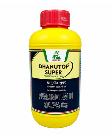 Dhanutop Super (Pendimethalin 38.7% CS) Herbicide