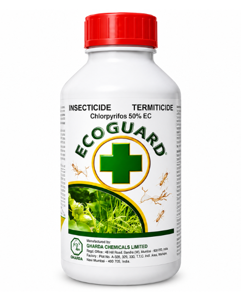 Ecoguard Insecticide (Chlorpyrifos 50% EC) Broad-Spectrum Insecticide & Termiticide