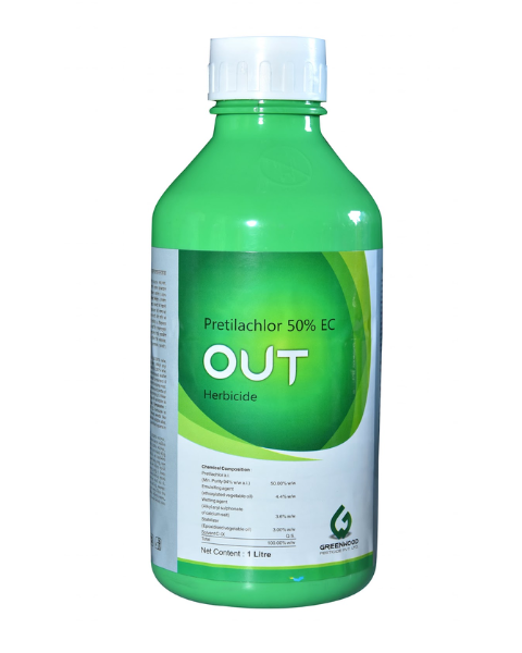 Out Herbicide (Pretilachlor 50% EC) Pre-Emergence Weed Control for Paddy