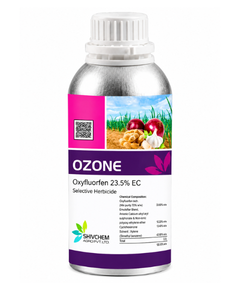 Ozone Herbicide (Oxyfluorfen 23.5% EC) Pre & Early Post-Emergence Weed Control