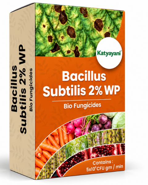 Katyayani Bacillus Subtilis 2% WP Powder Bio Fungicide