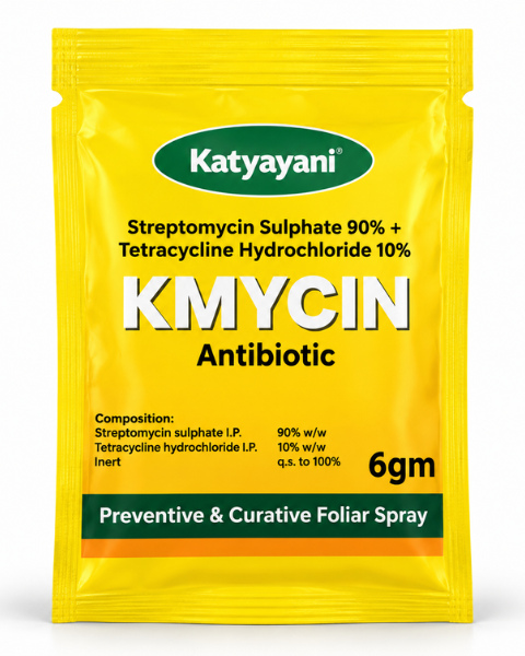 Katyayani Kmycin Streptomycin Sulphate 90% + Tetracycline Hydrochloride 10% Fungicide