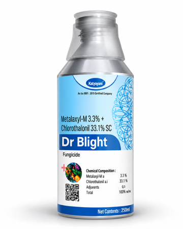 Katyayani Dr Blight Metalaxyl-M 3.3% + Chlorothalonil 33.1% SC Fungicide