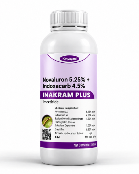 Katyayani Aakramak Plus Novaluron 5.25% + Indoxacarb 4.5% SC Insecticide