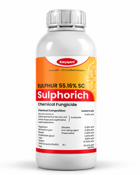 Katyayani Sulphorich Sulphur 55.16% SC Fungicide