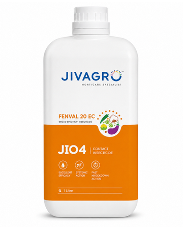 Jivagro Fenval Insecticide Fenvalerate 20% EC Broad Spectrum Insecticide