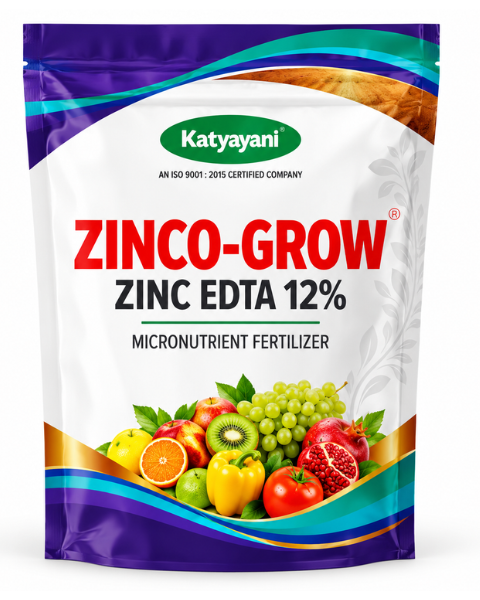 Katyayani Zinco Grow Chelated Zinc EDTA 12% Powder Fertilizer