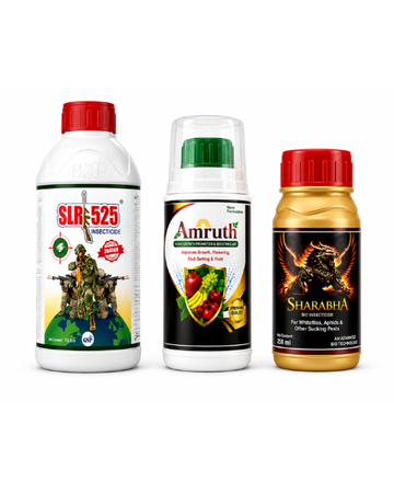 Cotton Sharabha Kit - Complete Crop Protection & Growth Combo for Cotton