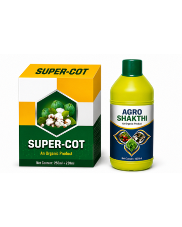 Super Cott + Agro Shakthi Seaweed & Humic Acid Crop Growth Combo