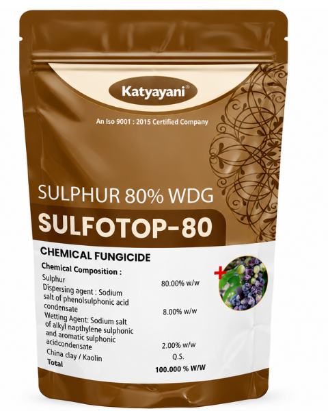 Katyayani Sulfotop 80 Sulphur 80% WDG Fungicide