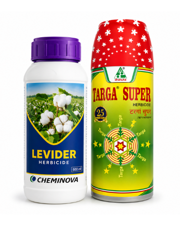 Levider Herbicide + Targa Super Herbicide Complete Cotton Weed Management Combo