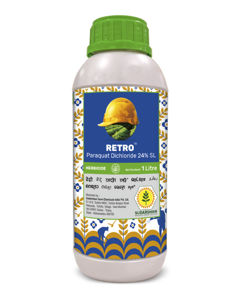 Sudarshan Retro Herbicide Paraquat Dichloride 24 % SL