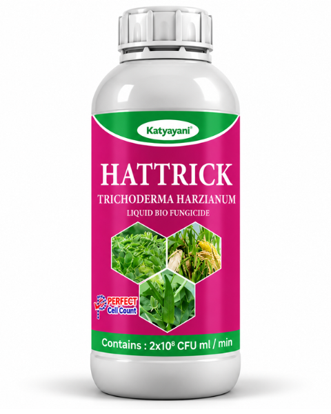 Katyayani Hattrick Trichoderma harzianum Liquid Bio Fungicide