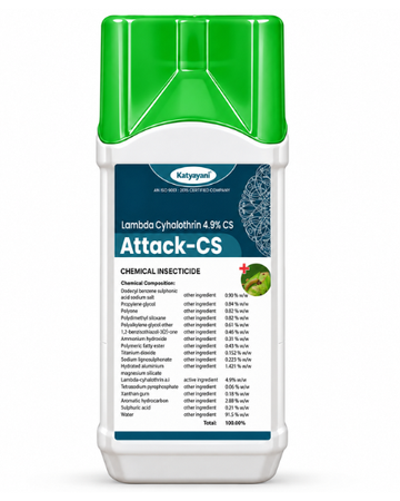 Katyayani Attack CS Lambda Cyhalothrin 4.9% Insecticide