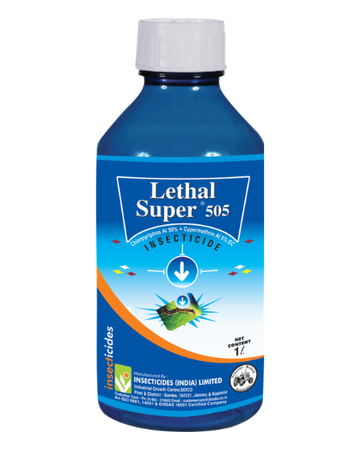 Lethal Super 505 Insecticide Chlorpyrifos 50% EC + Cypermethrin 5% EC for Cotton Pest Control