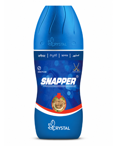 Snapper Fenobucarb 20% + Buprofezin 5% SE insecticide bottle for brown planthopper and green leafhopper control in rice