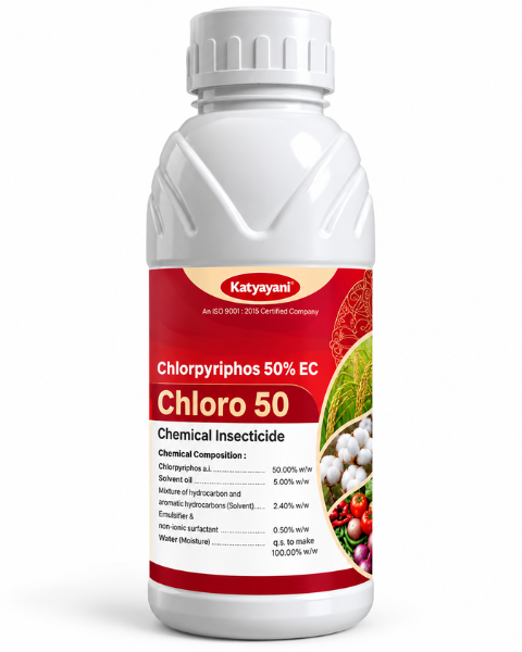 Katyayani Chloro 50 Chloropyriphos 50% EC  Insecticide