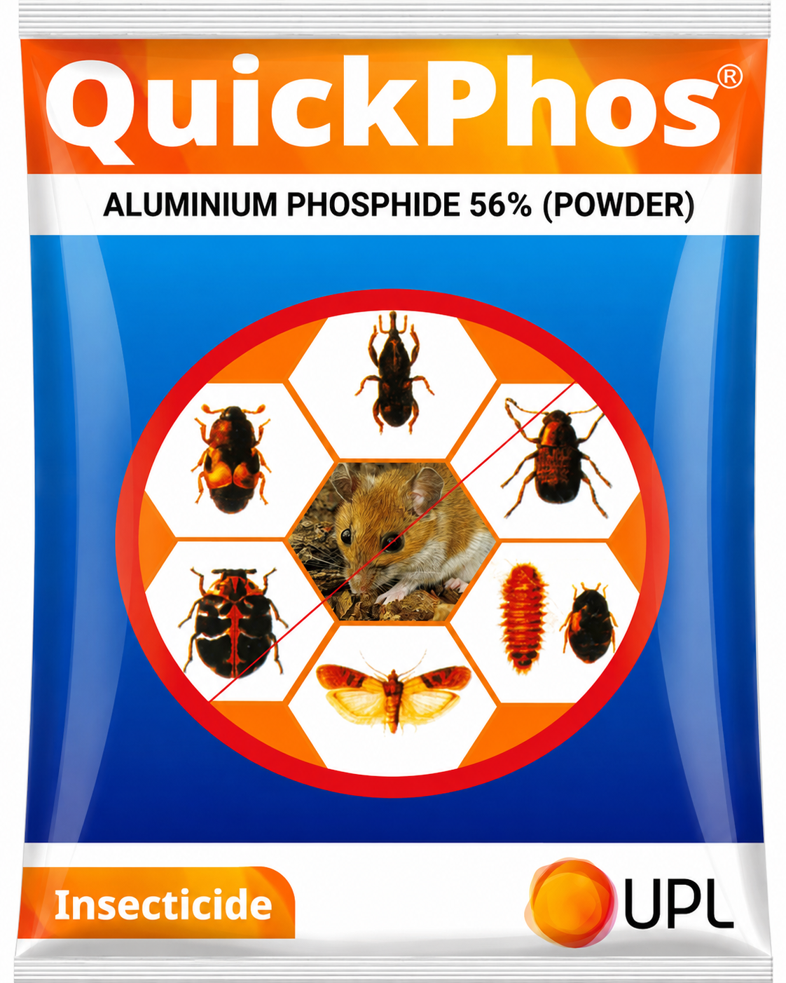 Quickphos Insecticide Aluminium Phosphide 56% for Storage Pest Control