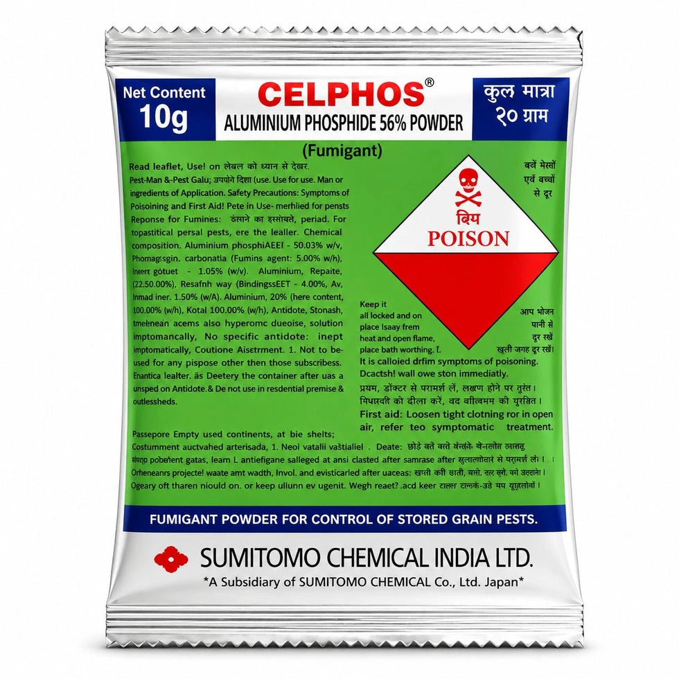 Celphos Fumigant Insecticide Aluminium Phosphide 56%