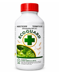 Ecoguard Insecticide (Chlorpyrifos 50% EC) Broad-Spectrum Insecticide & Termiticide