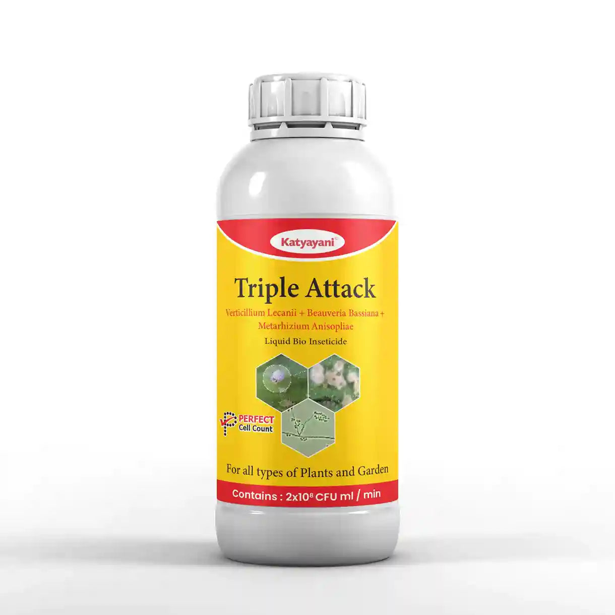 Katyayani Triple Attack Liquid bio insecticide with beneficial fungi